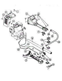 Handle And Upper Boom Assembly parts for Ryobi Gas Line Trimmer 970R from AppliancePartsPros.com