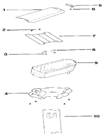 Hard Box Assembly parts for Eureka Upright Vacuum 9730A/AT from AppliancePartsPros.com