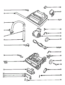 Nozzle And Motor Assembly parts for Eureka Upright Vacuum 9834DT from AppliancePartsPros.com