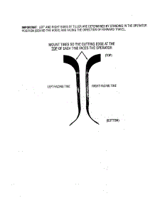 Tine Placement Instructions- Text Only parts for Craftsman Rear-Tine Tiller 987293190 from AppliancePartsPros.com
