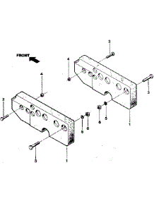 Frame Weight Kit (Part No. 55067) parts for Craftsman Tiller 98729903 from AppliancePartsPros.com