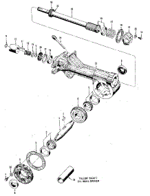 Tiller Attachment Transmission Assemblies (Figure 6) parts for Craftsman Tiller 98729908 from AppliancePartsPros.com