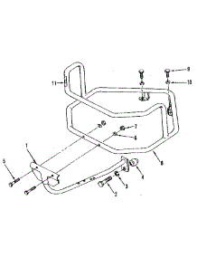 Wraparound Bumper parts for Craftsman Tiller 98729908 from AppliancePartsPros.com