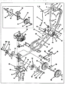 Tiller / Cultivate / Edger Attachment parts for Craftsman Tiller 987797220 from AppliancePartsPros.com
