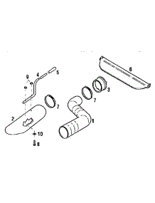 Hose Kit parts for Craftsman Chipper Shredder 987799601 from AppliancePartsPros.com