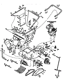 Main Frame parts for Craftsman Chipper Shredder 987799930 from AppliancePartsPros.com