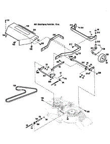 Front Frame Assembly parts for Craftsman Walk-Behind Lawn Mower 987889000 from AppliancePartsPros.com