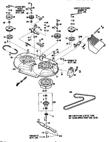 Mower Deck Assembly parts for Craftsman Walk-Behind Lawn Mower 987889000 from AppliancePartsPros.com
