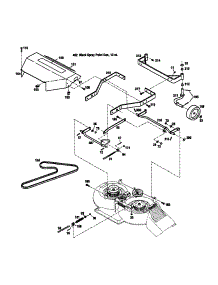 Front Frame Assembly parts for Craftsman Gas Walk-Behind Mower 987889010 from AppliancePartsPros.com