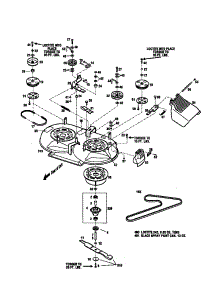 Mower Deck Assembly parts for Craftsman Gas Walk-Behind Mower 987889010 from AppliancePartsPros.com