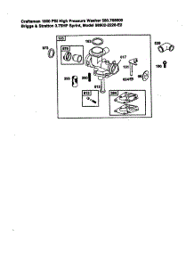 Carburetor parts for Briggs & Stratton Lawn & Garden Engine 98902-2228-E2 from AppliancePartsPros.com