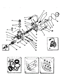 Pump Assembly parts for Generac Electric Pressure Washer 9908-0 from AppliancePartsPros.com