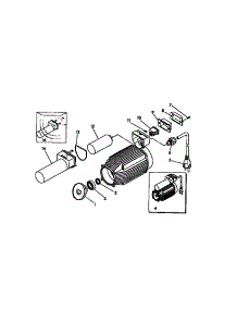 Motor Assembly parts for Generac Electric Pressure Washer 9908-0 from AppliancePartsPros.com
