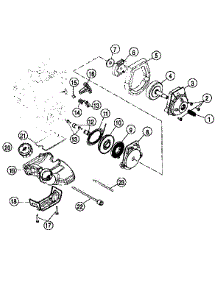 Clutch,Starter Module&Fuel Tank parts for Ryobi Gas Line Trimmer 990R from AppliancePartsPros.com