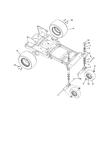 Motor / Wheels parts for Ariens Rear-Engine Riding Mower 99104000 (200-999999) from AppliancePartsPros.com