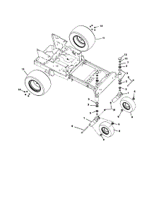 Wheels parts for Ariens Rear-Engine Riding Mower 991074 from AppliancePartsPros.com