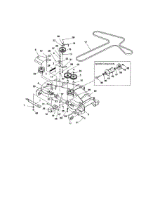 Mower Deck / Belt / Idlers parts for Ariens Rear-Engine Riding Mower 99180000 (101-999999) from AppliancePartsPros.com