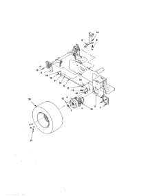 Wheels / Brakes parts for Ariens Rear-Engine Riding Mower 99280700 (101-999999) from AppliancePartsPros.com