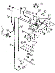 Burner Section parts for Kenmore Gas Range 993.01(1988) (99301(1988), 993 01(1988)) from AppliancePartsPros.com