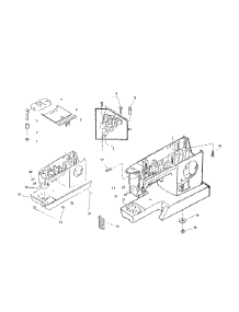 Arm / Bed / Throat Plate / Bed Slide parts for Singer Electronic Sewing Machine 9936 from AppliancePartsPros.com