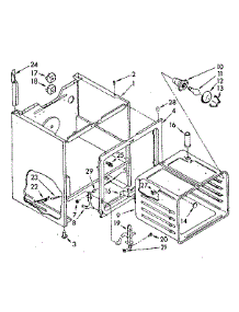 Oven parts for Kenmore Electric Range 995.48 (1988) (99548 (1988), 995 48 (1988)) from AppliancePartsPros.com