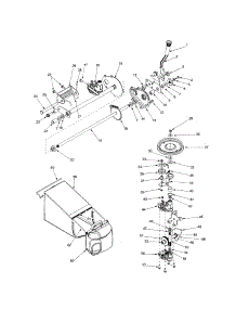 Rear Axle / Bag parts for Cub Cadet Gas Walk-Behind Mower 997 from AppliancePartsPros.com