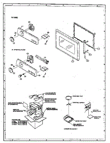 Control Panel, Door Parts & Packing & Accessories parts for Kenmore Countertop Microwave 997.13 (1988) (99713 (1988), 997 13 (1988)) from AppliancePartsPros.com