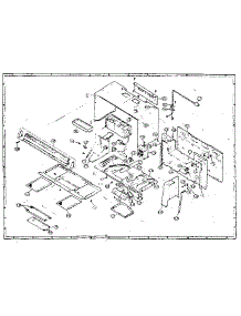 Cabinet parts for Kenmore Microwave/Hood Combo 997.58 (1988) (99758 (1988), 997 58 (1988)) from AppliancePartsPros.com