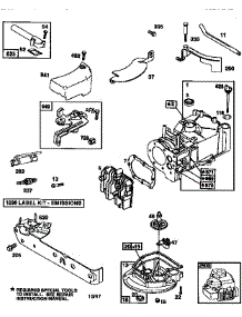 Cylinder Assembly parts for Briggs & Stratton Lawn & Garden Engine 9D902-2085-E2 from AppliancePartsPros.com