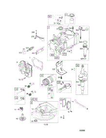 Engine parts for Briggs & Stratton Lawn & Garden Engine 9G902-0145-D1 from AppliancePartsPros.com