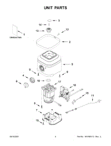 Unit Parts parts for Kitchenaid Blender 9KSB4027BK0 from AppliancePartsPros.com