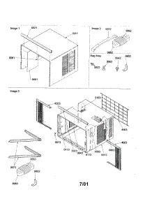 Outer Case Assembly parts for Amana Room Air Conditioner 9M11TA-P1214607R from AppliancePartsPros.com