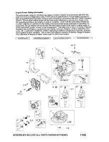 Cylinder / Crankshaft / Crankcase parts for Briggs & Stratton Lawn & Garden Engine 9T502-3852-B1 from AppliancePartsPros.com