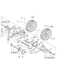 Wheel Drive Mechanism / Wheels parts for Troy-Bilt Gas Walk-Behind Mower A0000100 from AppliancePartsPros.com