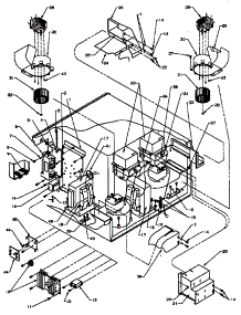 Interior Electrical Components & Mounting Parts parts for Amana Microwave A1200S-P4020008302 from AppliancePartsPros.com
