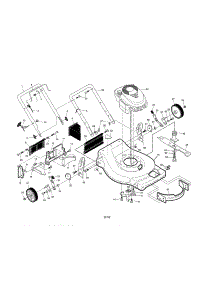 Engine / Housing / Handle parts for Ariens Gas Walk-Behind Mower A173K22 (96146000600) from AppliancePartsPros.com