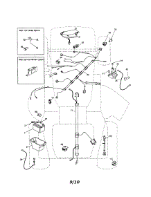 Electrical parts for Ariens Front-Engine Lawn Tractor A19BA42 (96046001000) from AppliancePartsPros.com