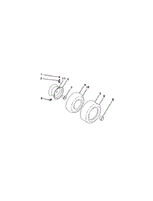Wheels And Tires parts for Ariens Front-Engine Lawn Tractor A19BA42 (96046001000) from AppliancePartsPros.com