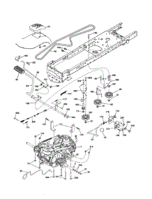 Drive parts for Ariens Front-Engine Lawn Tractor A19BA42 (96046001001) from AppliancePartsPros.com