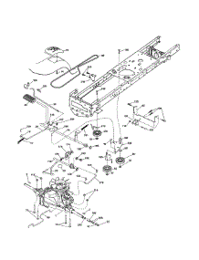 Drive parts for Ariens Front-Engine Lawn Tractor A19K42 (96046000500) from AppliancePartsPros.com