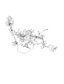 Steering parts for Ariens Front-Engine Lawn Tractor A19K42 (96046000500) from AppliancePartsPros.com