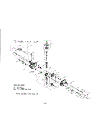 Transaxle parts for Ariens Front-Engine Lawn Tractor A19K42 (96046000500) from AppliancePartsPros.com