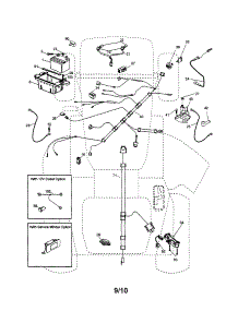 Electrical parts for Ariens Front-Engine Lawn Tractor A20BH42 (96046001100) from AppliancePartsPros.com