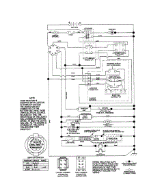 Schematic Diagram parts for Ariens Front-Engine Lawn Tractor A20BH42 (96046001100) from AppliancePartsPros.com