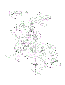 Mower Deck parts for Ariens Front-Engine Lawn Tractor A21A42-96046005400 from AppliancePartsPros.com