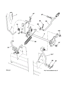 Mower Lift parts for Ariens Front-Engine Lawn Tractor A22KH46 from AppliancePartsPros.com
