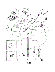 Electrical parts for Ariens Front-Engine Lawn Tractor A2346YT (96046001900) from AppliancePartsPros.com