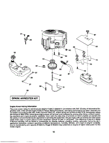 Engine parts for Ariens Front-Engine Lawn Tractor A23BH46 from AppliancePartsPros.com
