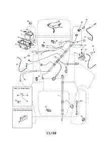 Electrical parts for Ariens Front-Engine Lawn Tractor A25K54YT (96046000400) from AppliancePartsPros.com