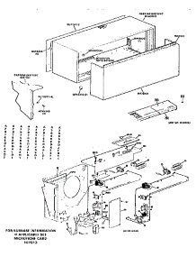 Cabinet / Controls parts for Ge Central Air Conditioner A2B768DEASD2 from AppliancePartsPros.com